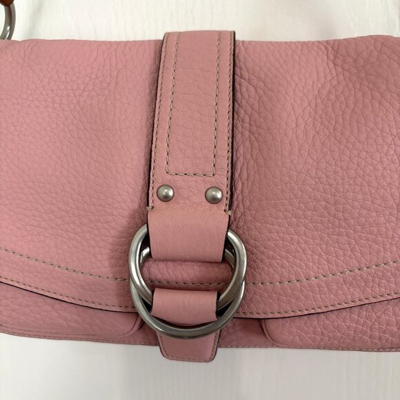 Coach Chelsea Field Bag Pebbled Leather Shoulder Handbag 10893 Blush Pink NEW - Picture 11 of 12